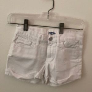 Old navy white jean shorts